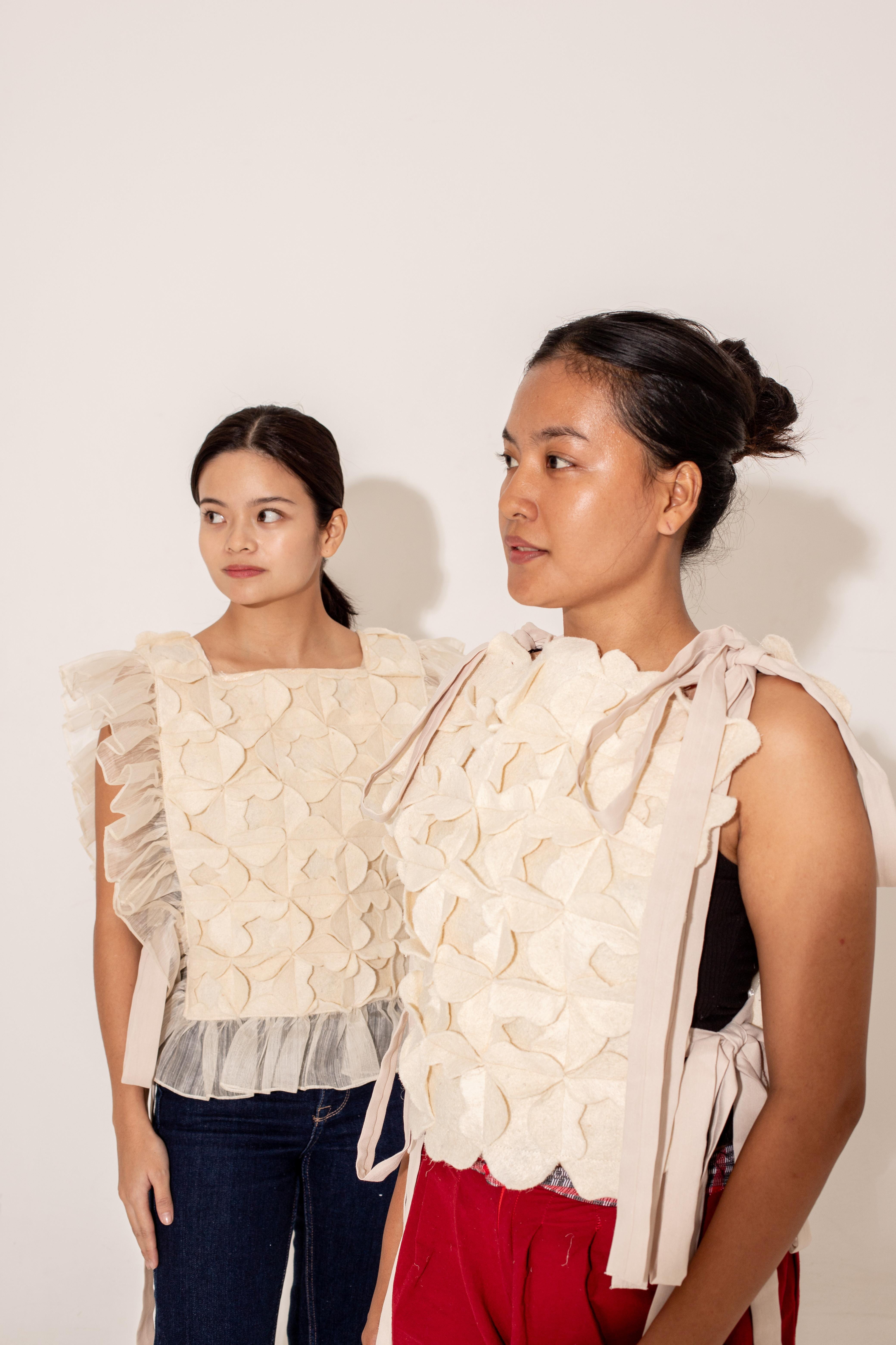 The Orkilap apron by La Union-based designer, Jema Gamer